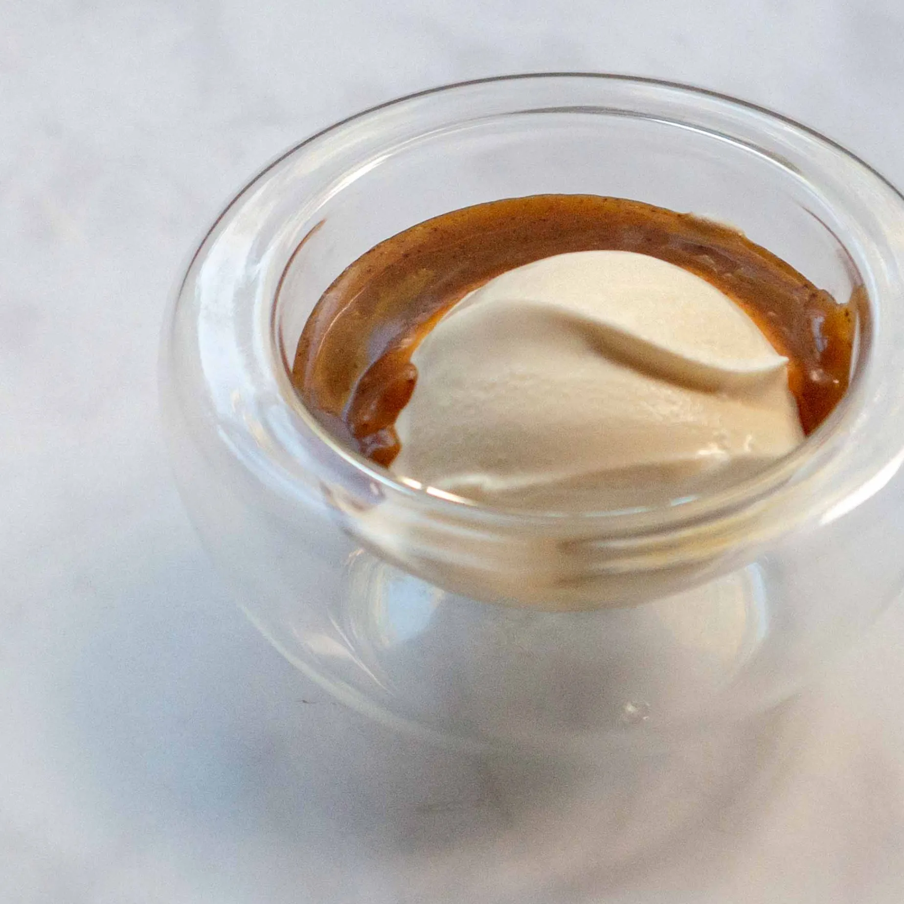 6 x 120ml Small Double-Walled, Glass Bowl