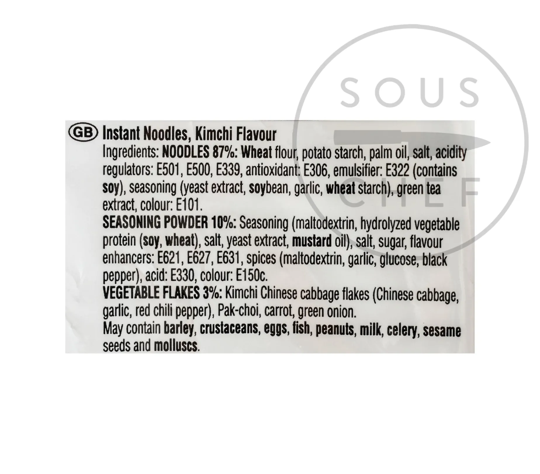 20 x Packs of Nongshim Kimchi Ramyun Noodles