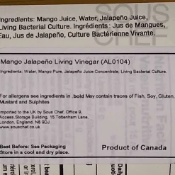 Acid League Mango Jalapeno Living Vinegar, 375ml