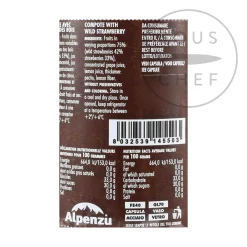 Alpenzu Fruit Preserves Wild Strawberries 100% Fruit Jam, 350g