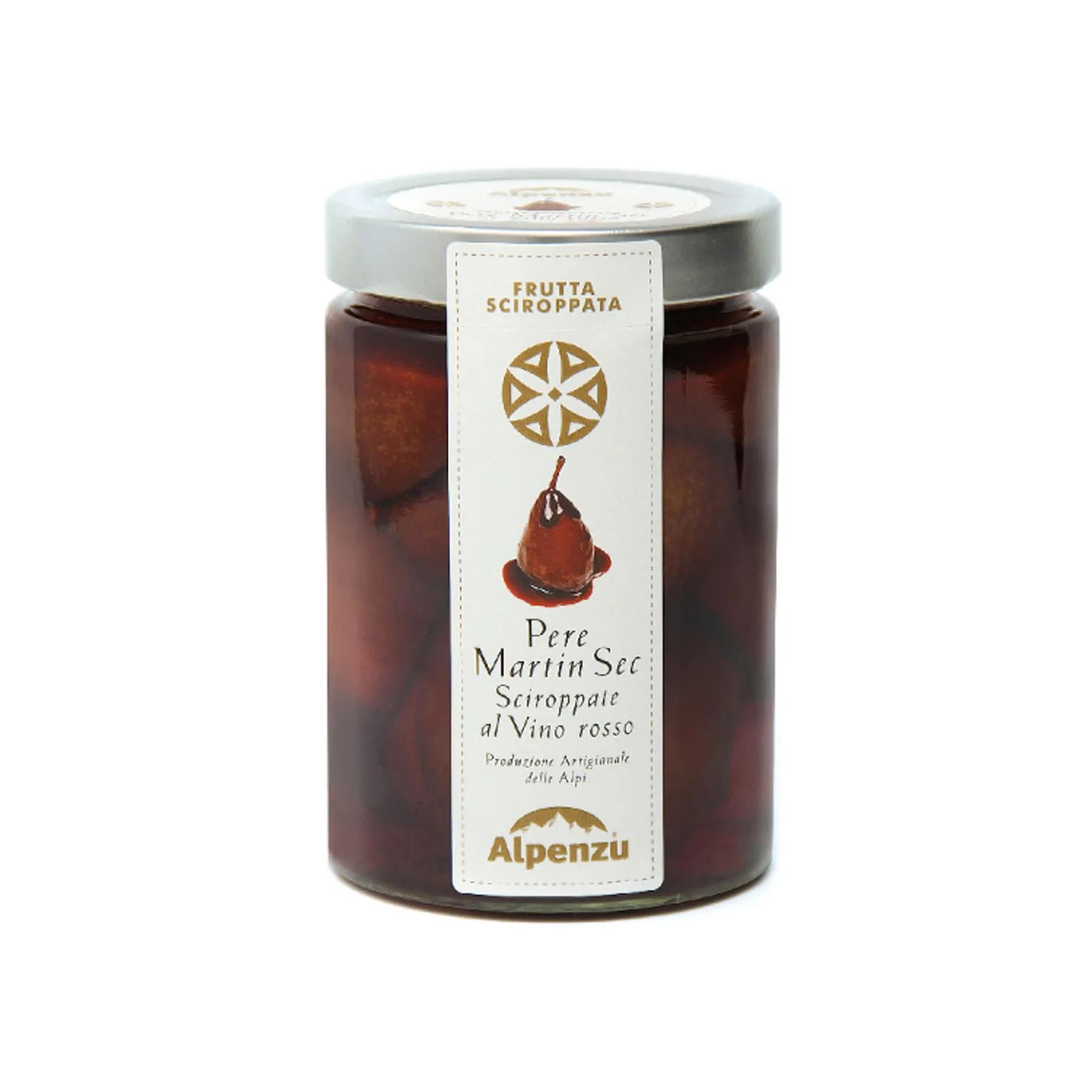 Alpenzu Pears In Red Wine Syrup, 580g