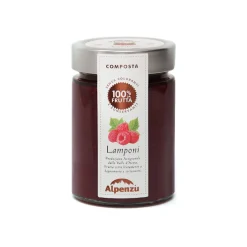 Alpenzu Raspberry Preserve 100% Fruit Jam, 350g