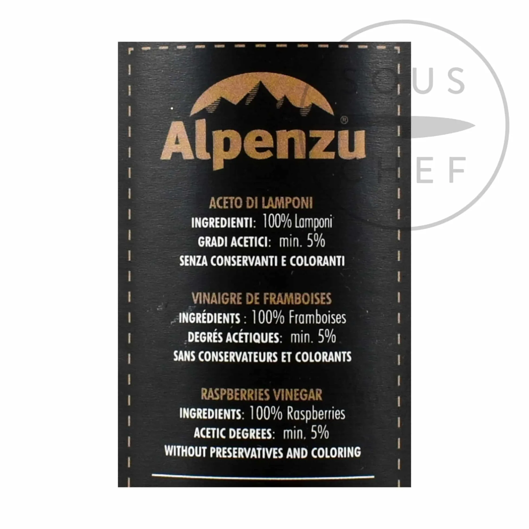 Alpenzu Raspberry Vinegar, 250g