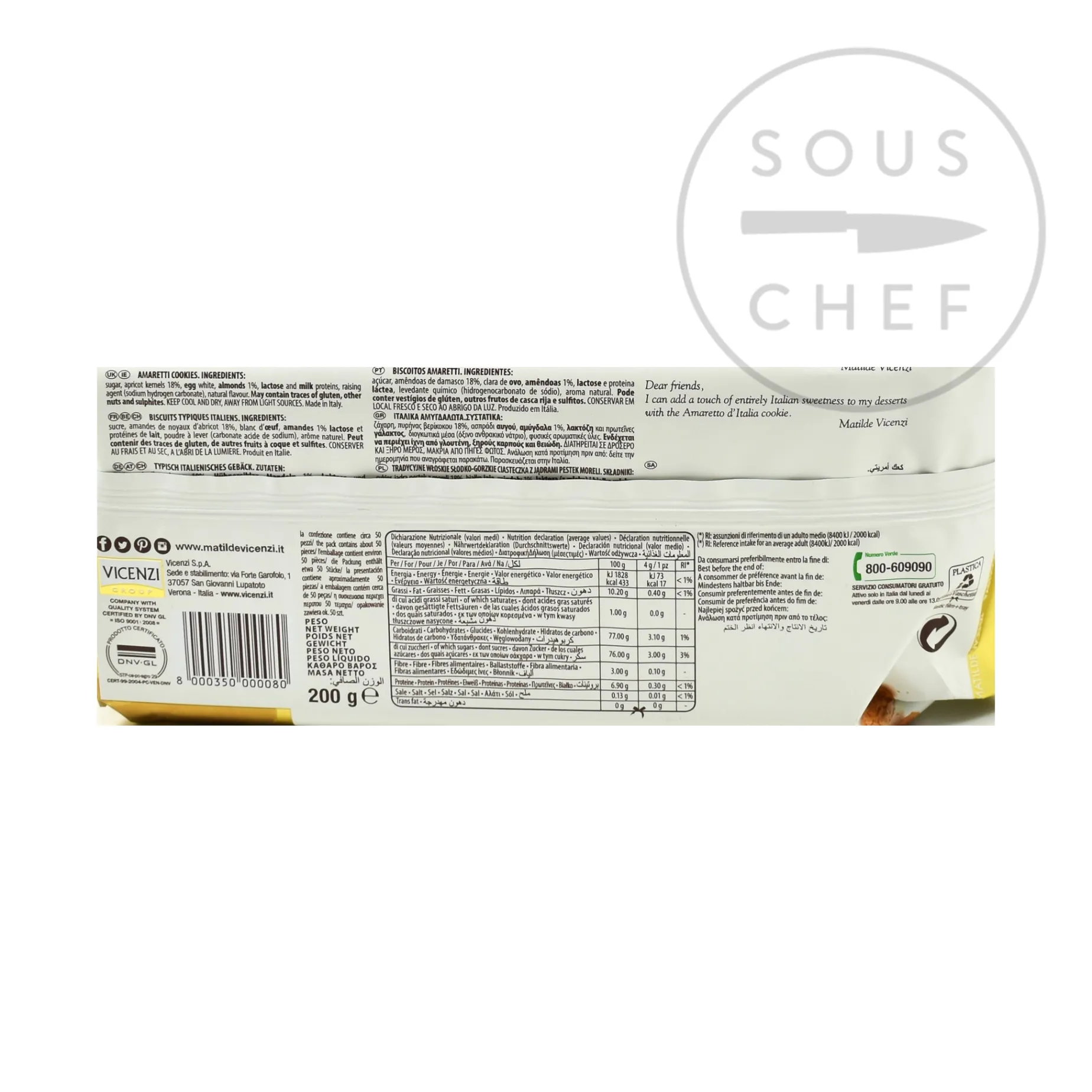 Amaretti Biscuits, 175g