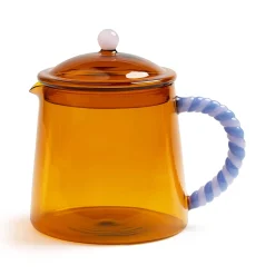 Amber Glass Teapot, 1 Litre