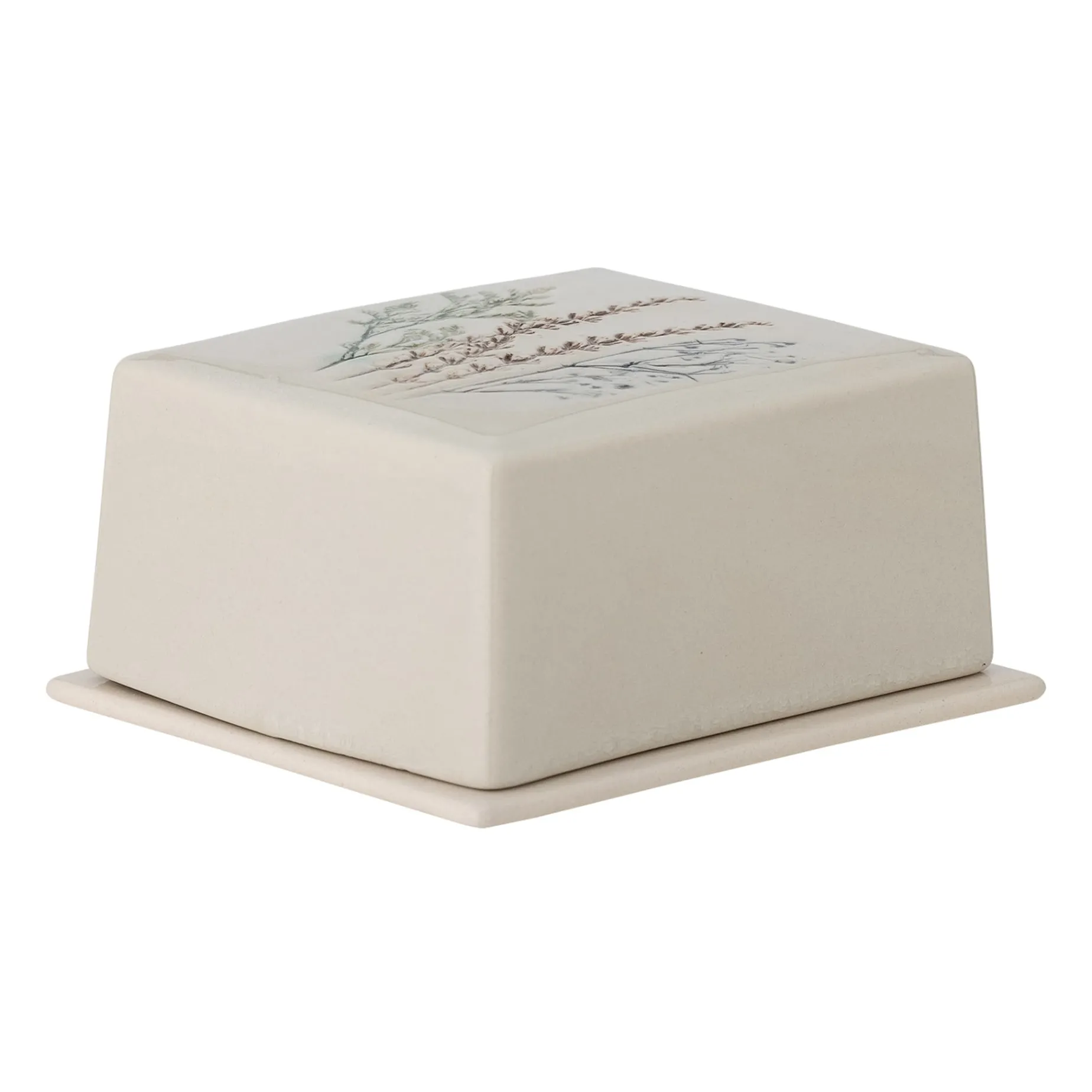 Bea Floral Butter Dish, 15cm