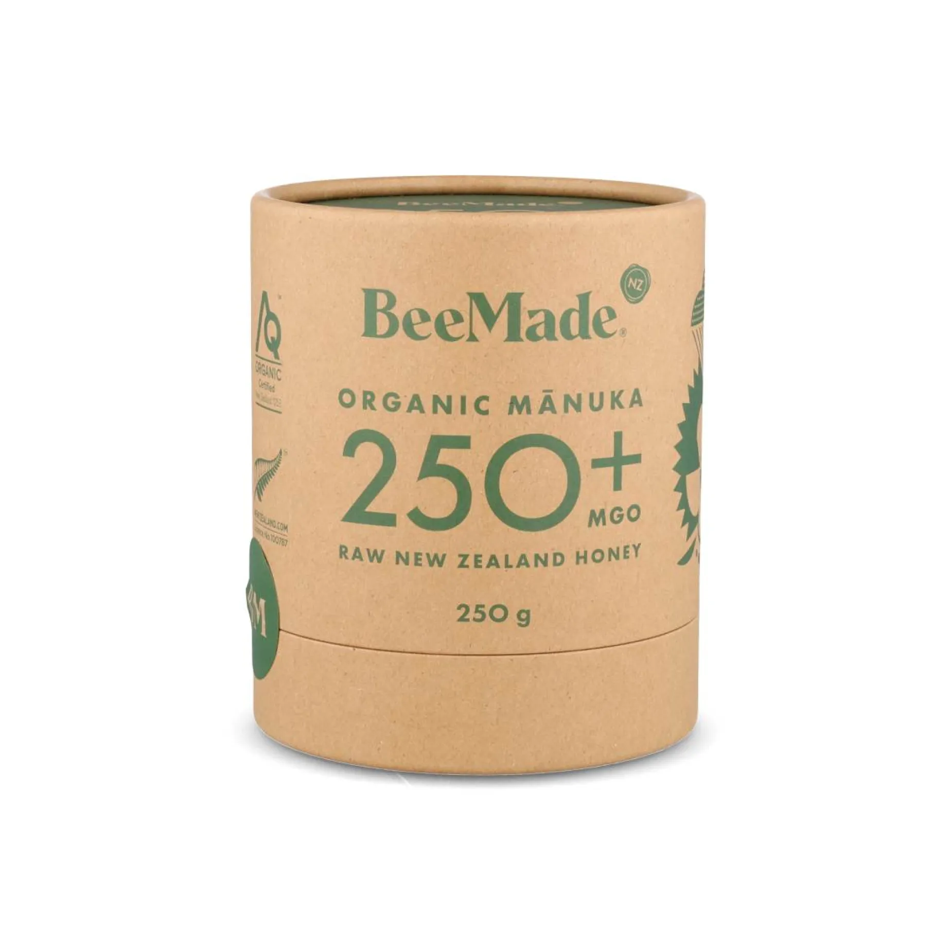 BeeMade Organic Manuka MGO 250+ Honey, 250g