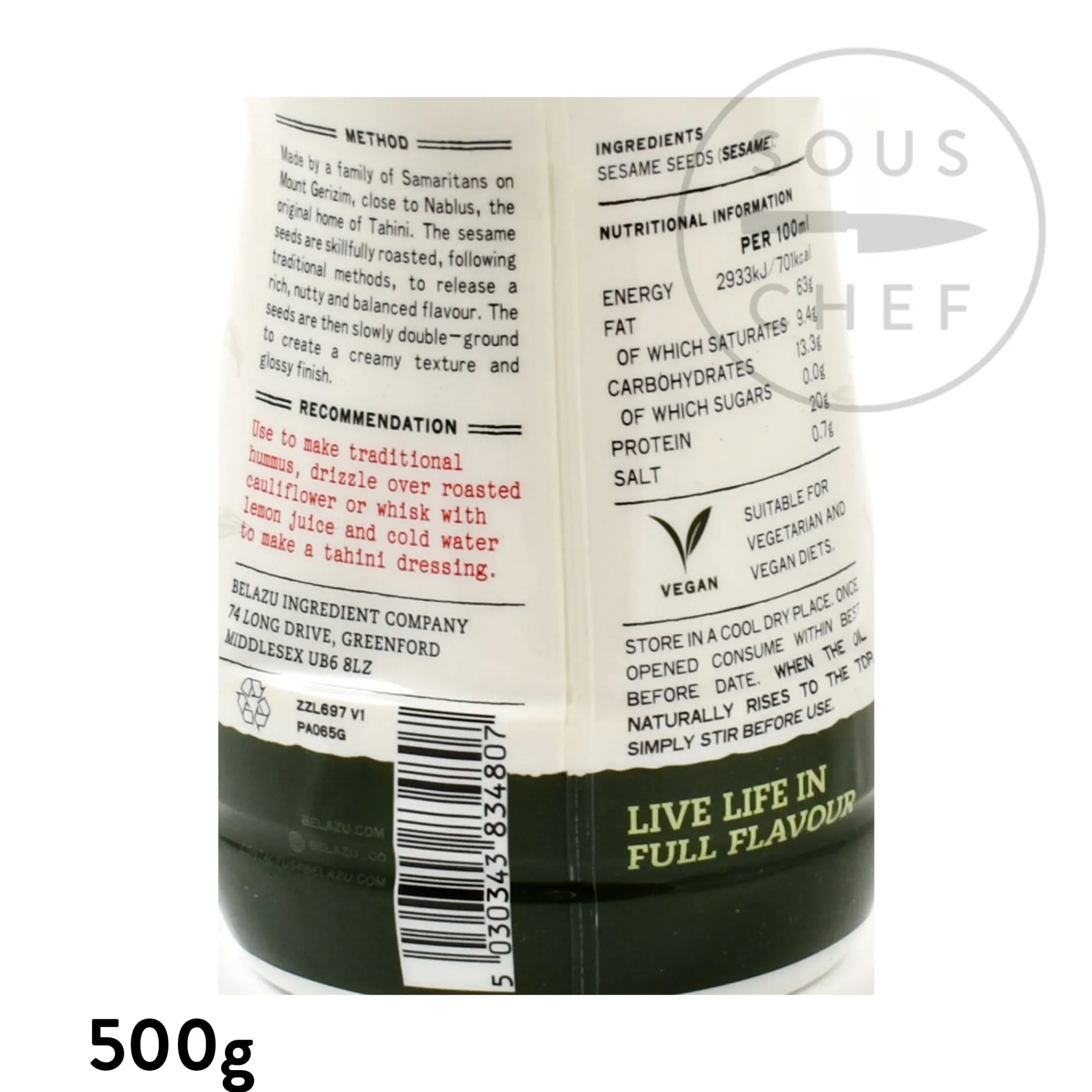 Belazu Nablus Tahini