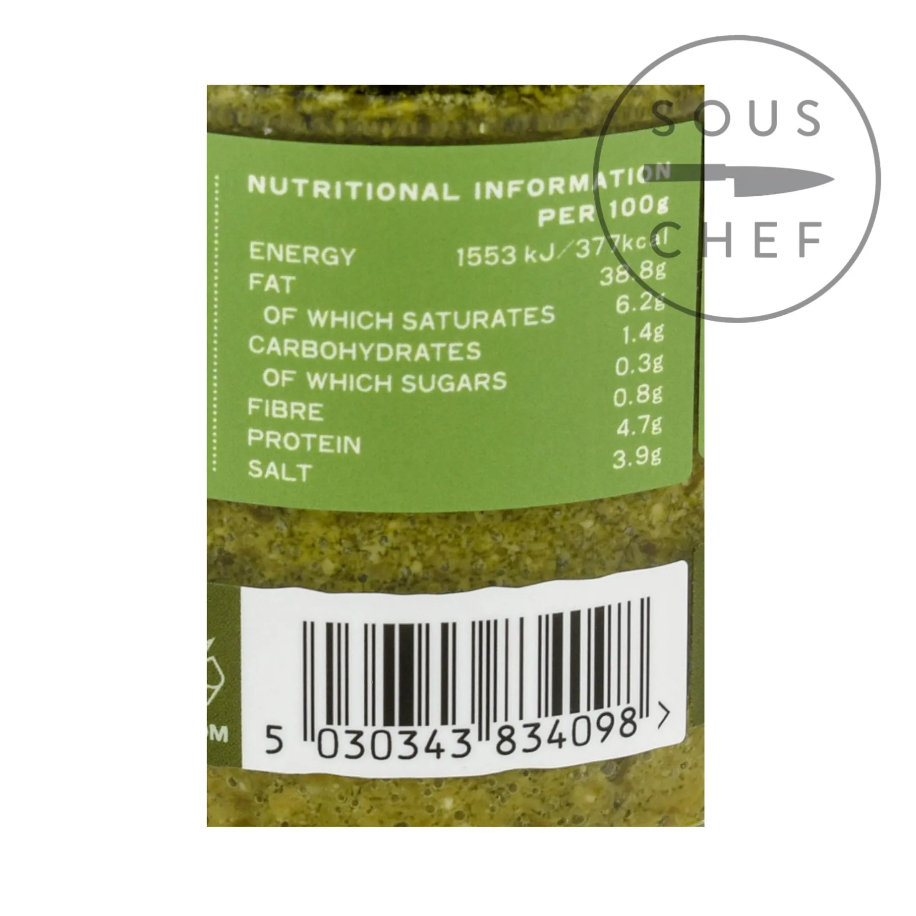 Belazu Traditional Genovese Basil Pesto, 165g
