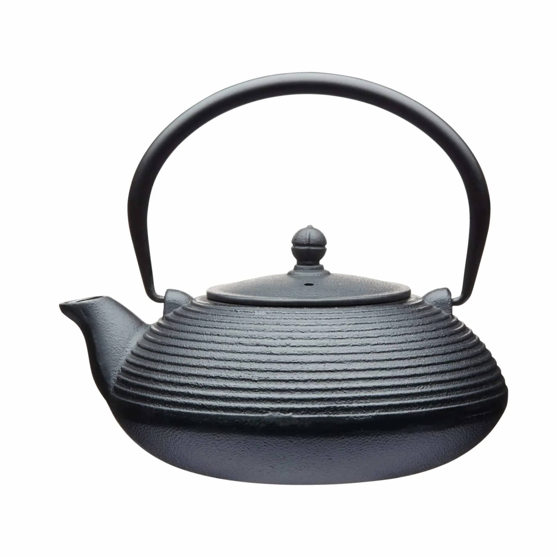 Black Cast Iron Teapot, 900ml