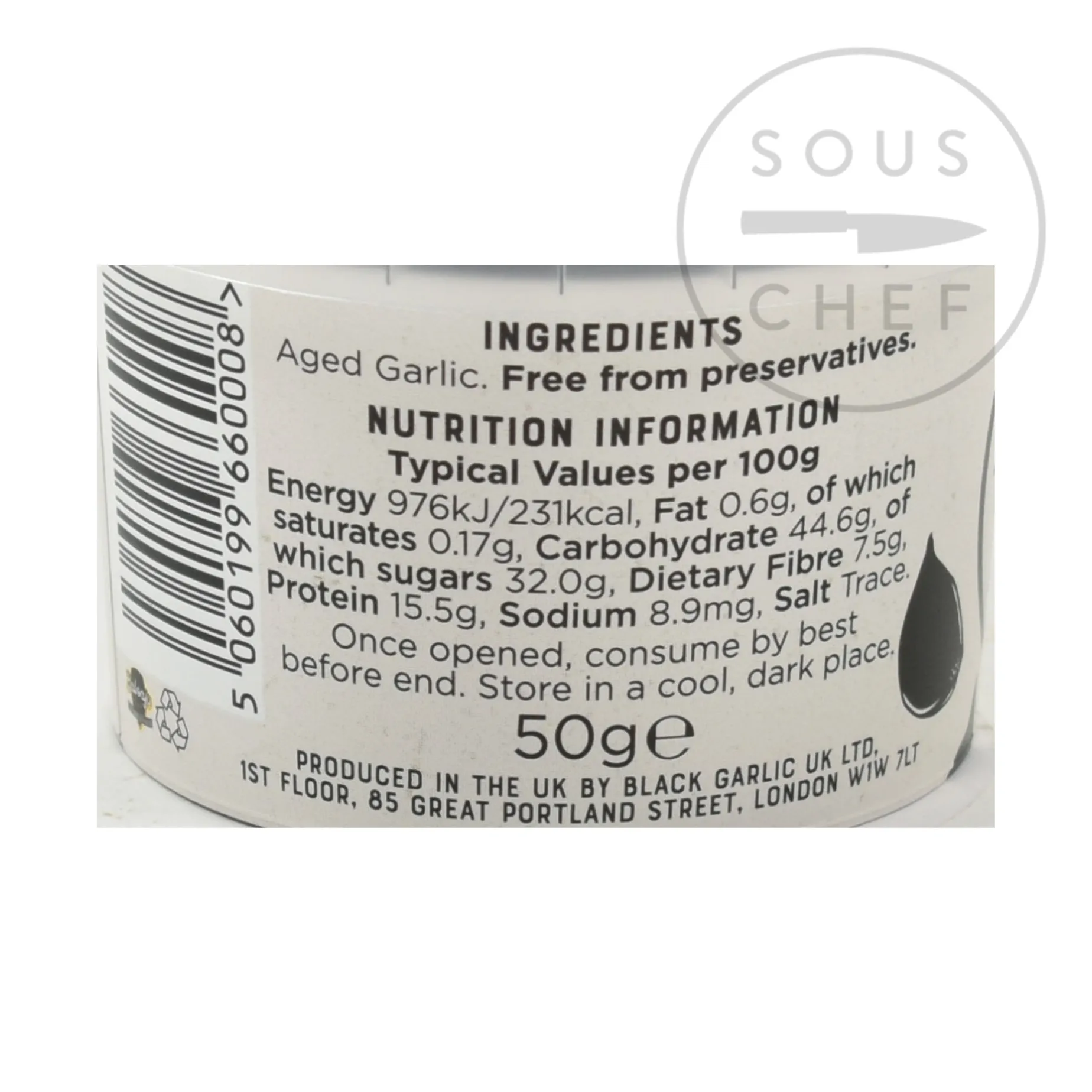 Black Garlic Cloves, 50g