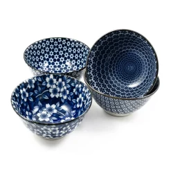 Blue & White Rice Bowl Boxed Gift Set