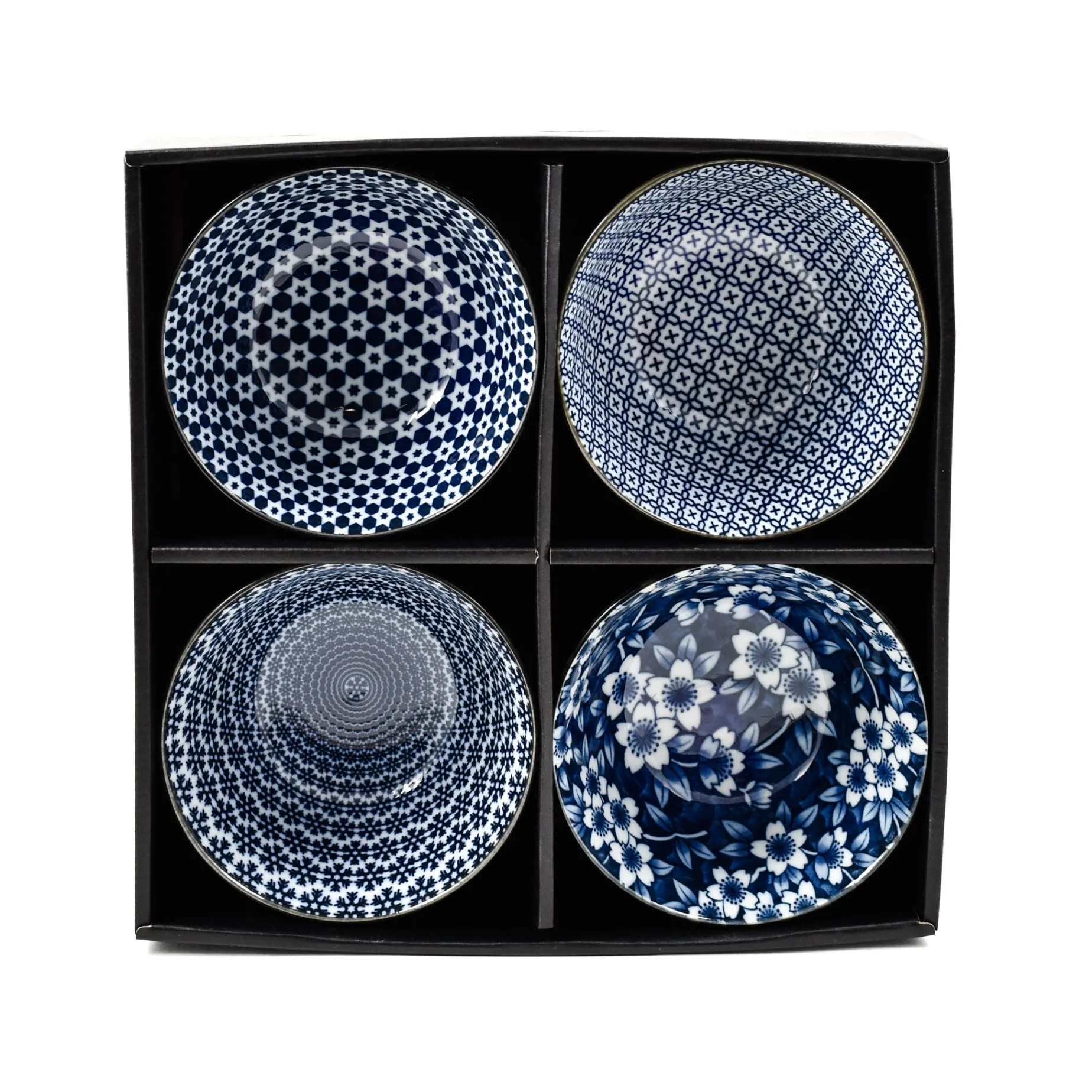 Blue & White Rice Bowl Boxed Gift Set