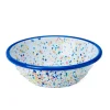 Blue Dot Enamel Salad Bowl