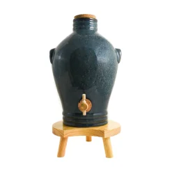 Blue Glaze Vinaigrier, 3L