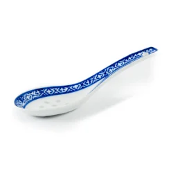 Blue Rice Pattern Rice Spoon, 14cm