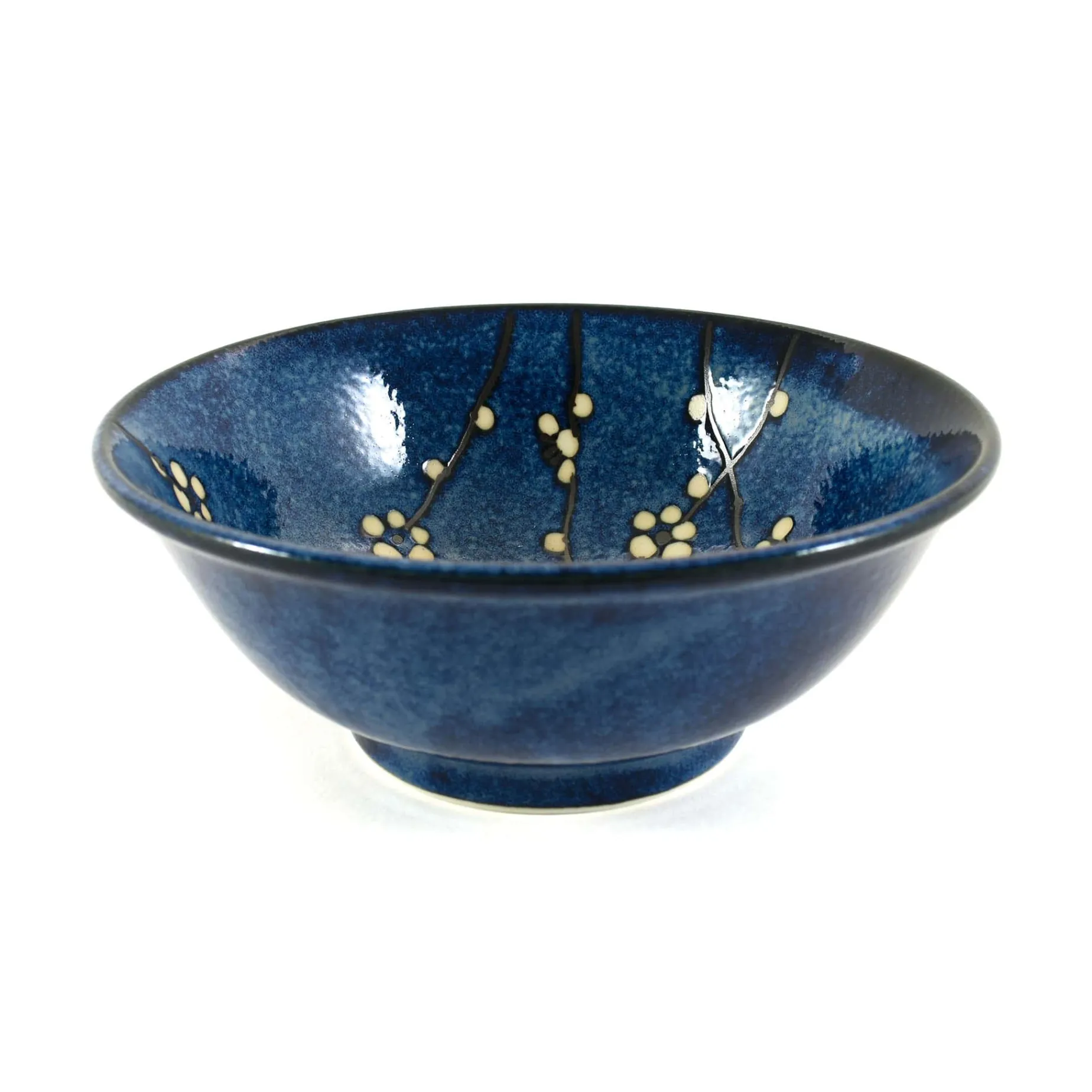 Blue Sakura Ramen Bowl, 21cm