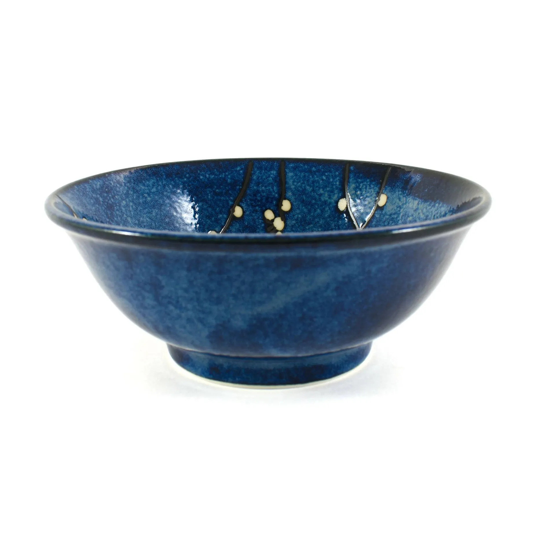 Blue Sakura Ramen Bowl, 21cm
