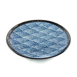 Blue Wave Dinner Plate, 29cm