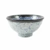 Blue Wave Large Rice Bowl, 15.5cm