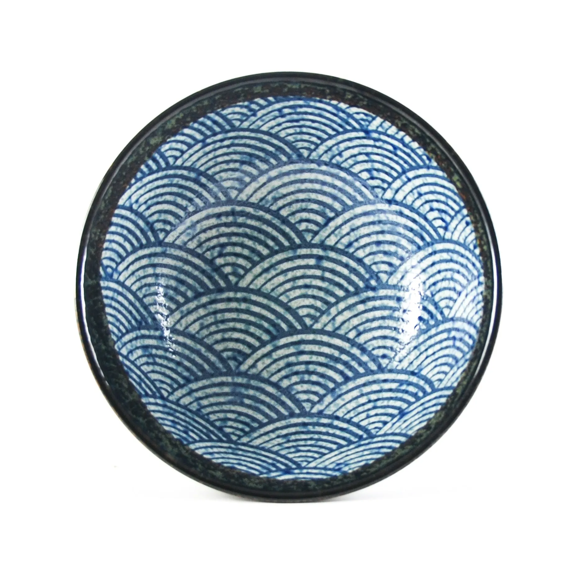 Blue Wave Ramen Bowl, 21cm