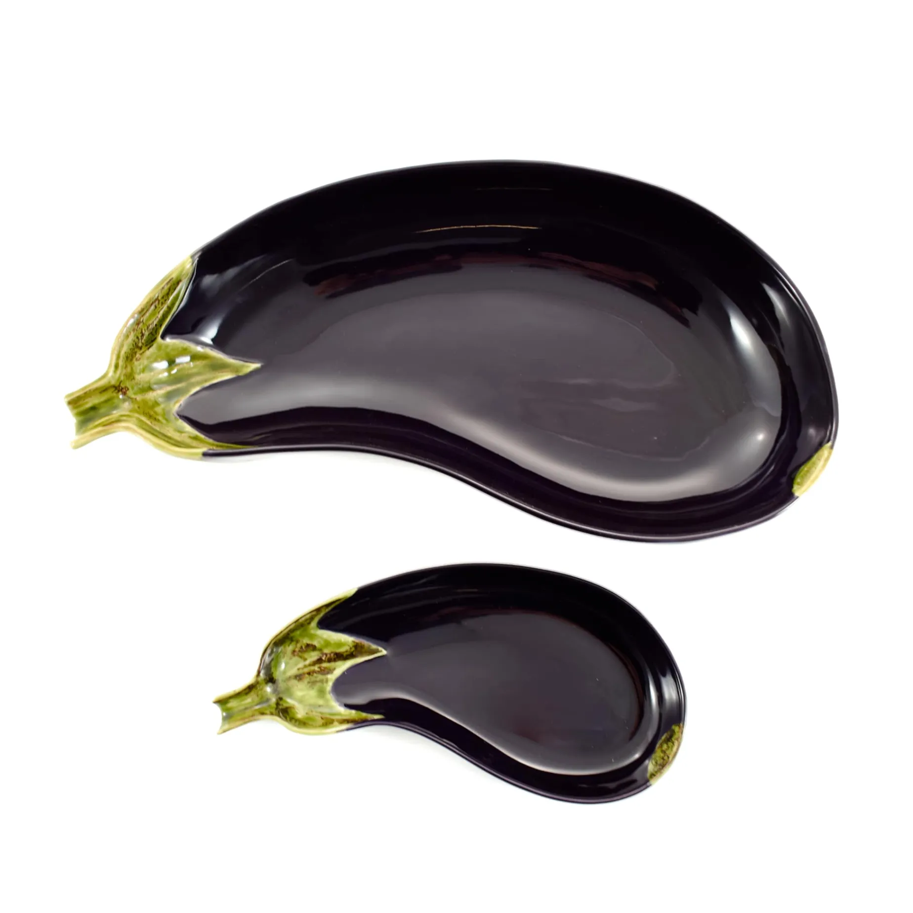 Bordallo Pinheiro Aubergine, 24.5cm Platter