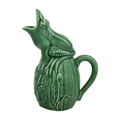 Bordallo Pinheiro Green Frog Pitcher
