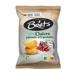 Bret's Goat Cheese & Espelette Pepper Crisps, 125g