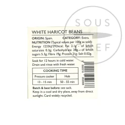 Brindisa Epic Alubia Beans in Cloth Sack, 500g