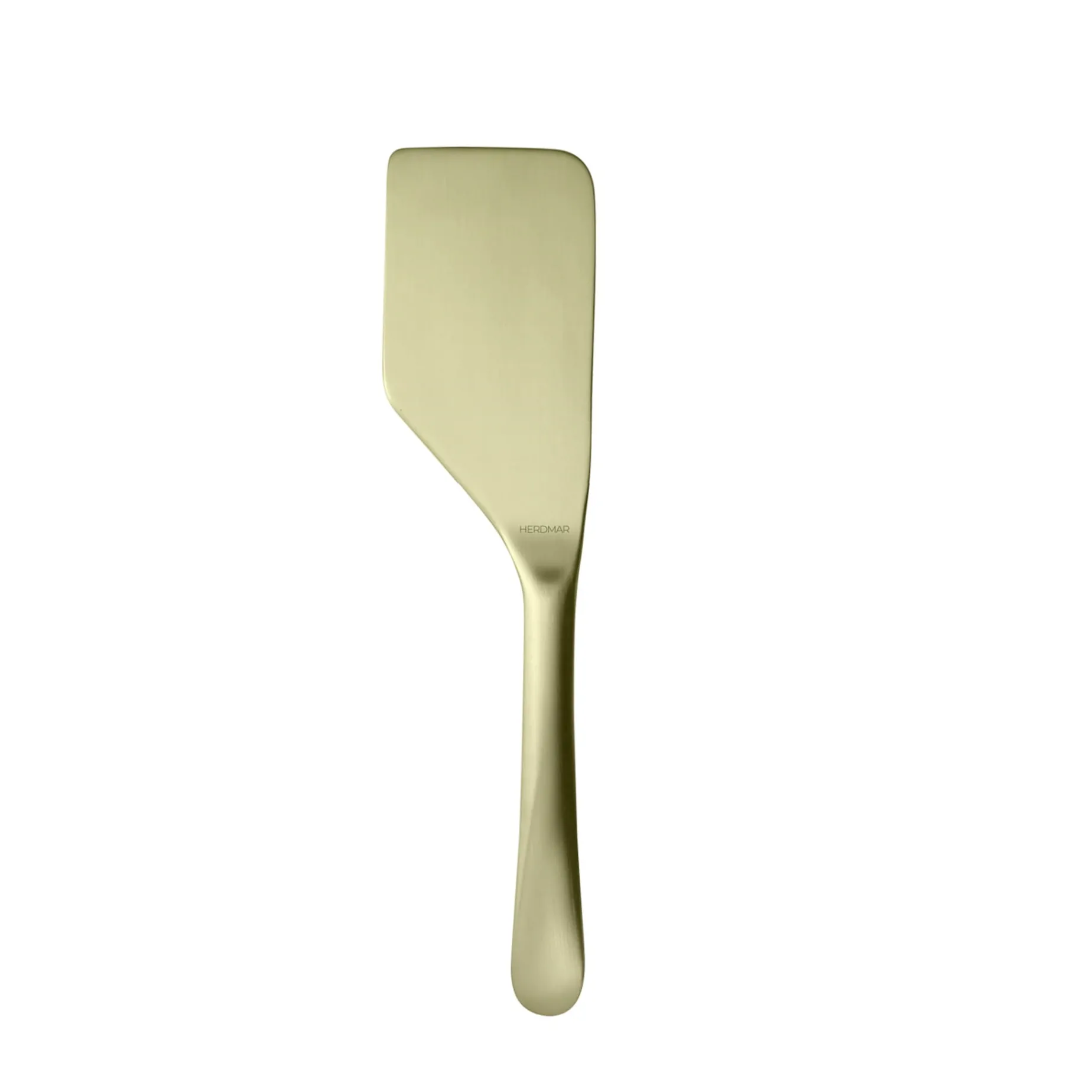 Brushed Champagne Gold Semi-Hard Cheese Knife
