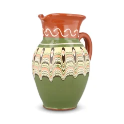 Bulgarian Troyan Mint Green Pitcher, 1 Litre