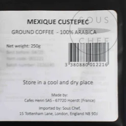Cafes Henri Ground Mexican Coffee from Custepec, 250g