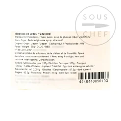 Candied Yuzu Peel, 30g