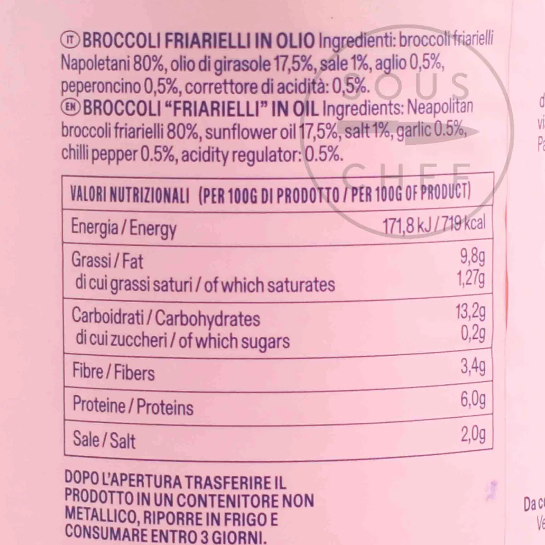 Casa Marrazzo Neopolitan Friarielli Broccoli in Oil, 800g