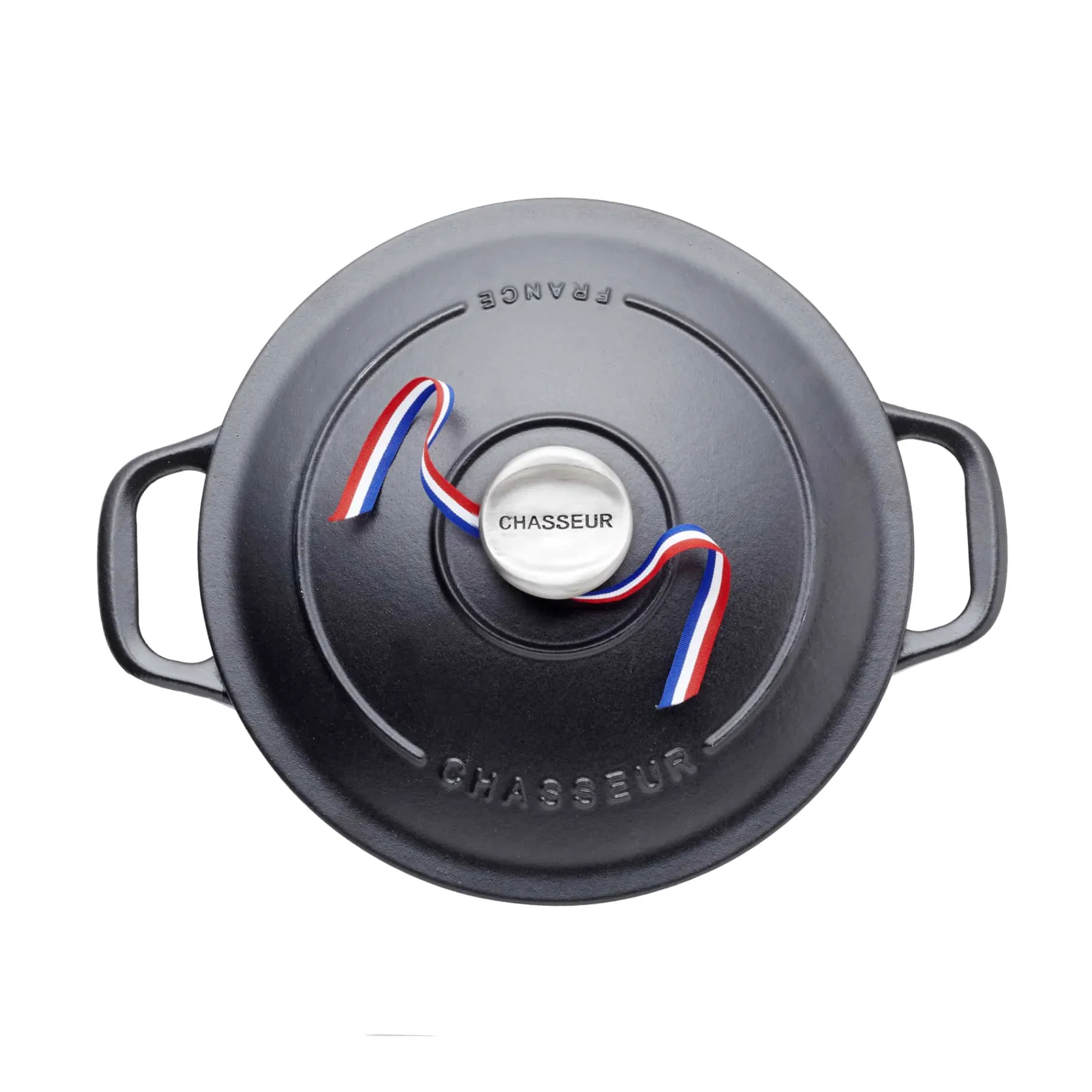 Chasseur Black Cast Iron Dutch Oven, 24cm