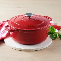 Chasseur Red Cast Iron Dutch Oven, 28cm