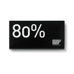 Chocolat Factory 80% Dark Chocolate Bar, 100g