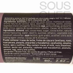 Chocolat Factory Dark Chocolate Covered Toasted Almonds, 80g