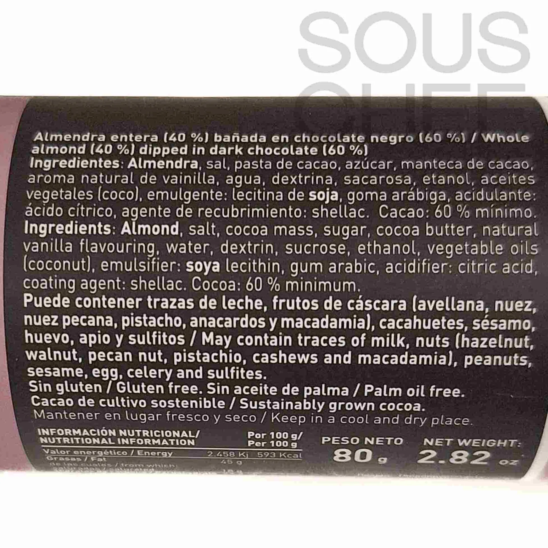 Chocolat Factory Dark Chocolate Covered Toasted Almonds, 80g