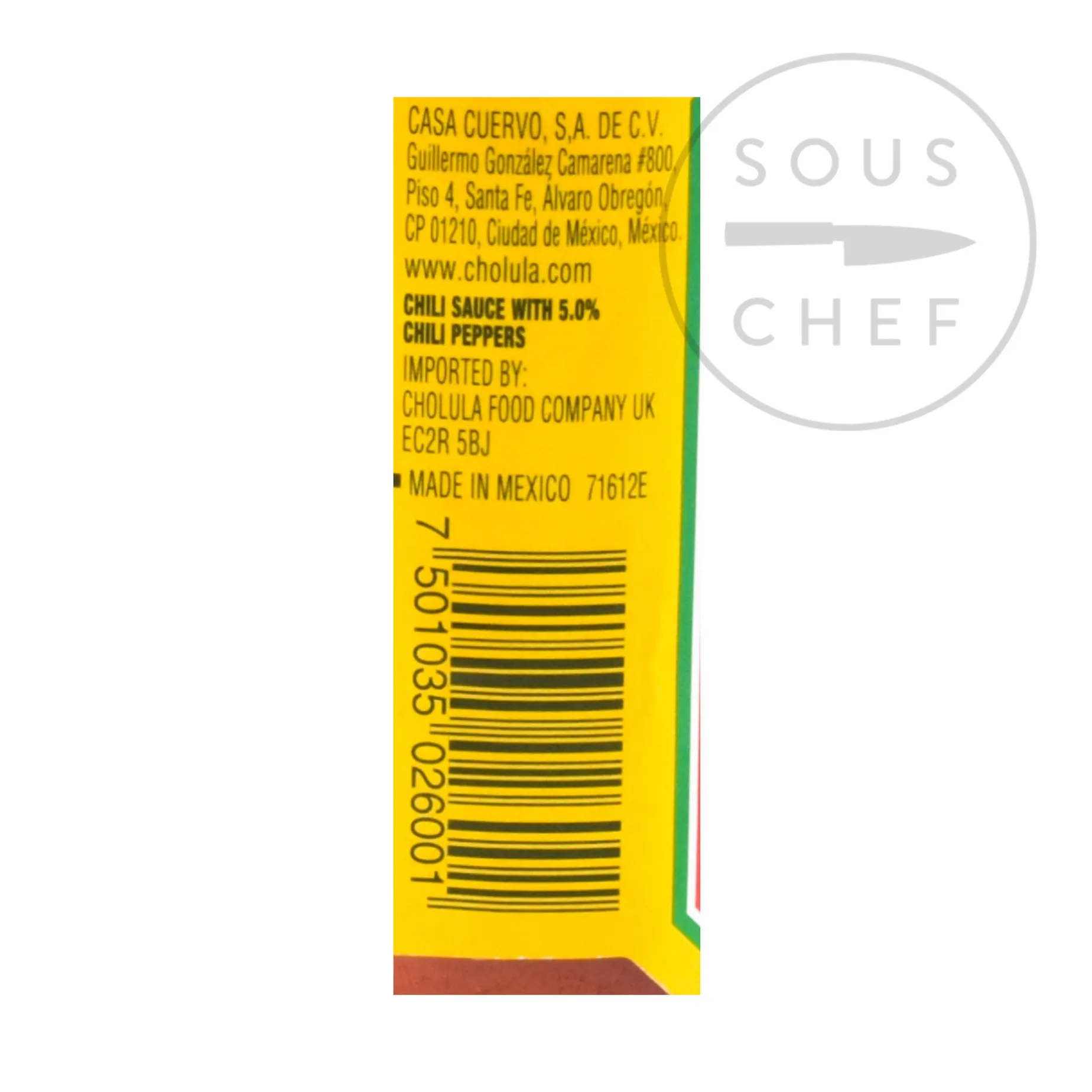 Cholula Original Hot Sauce, 150ml