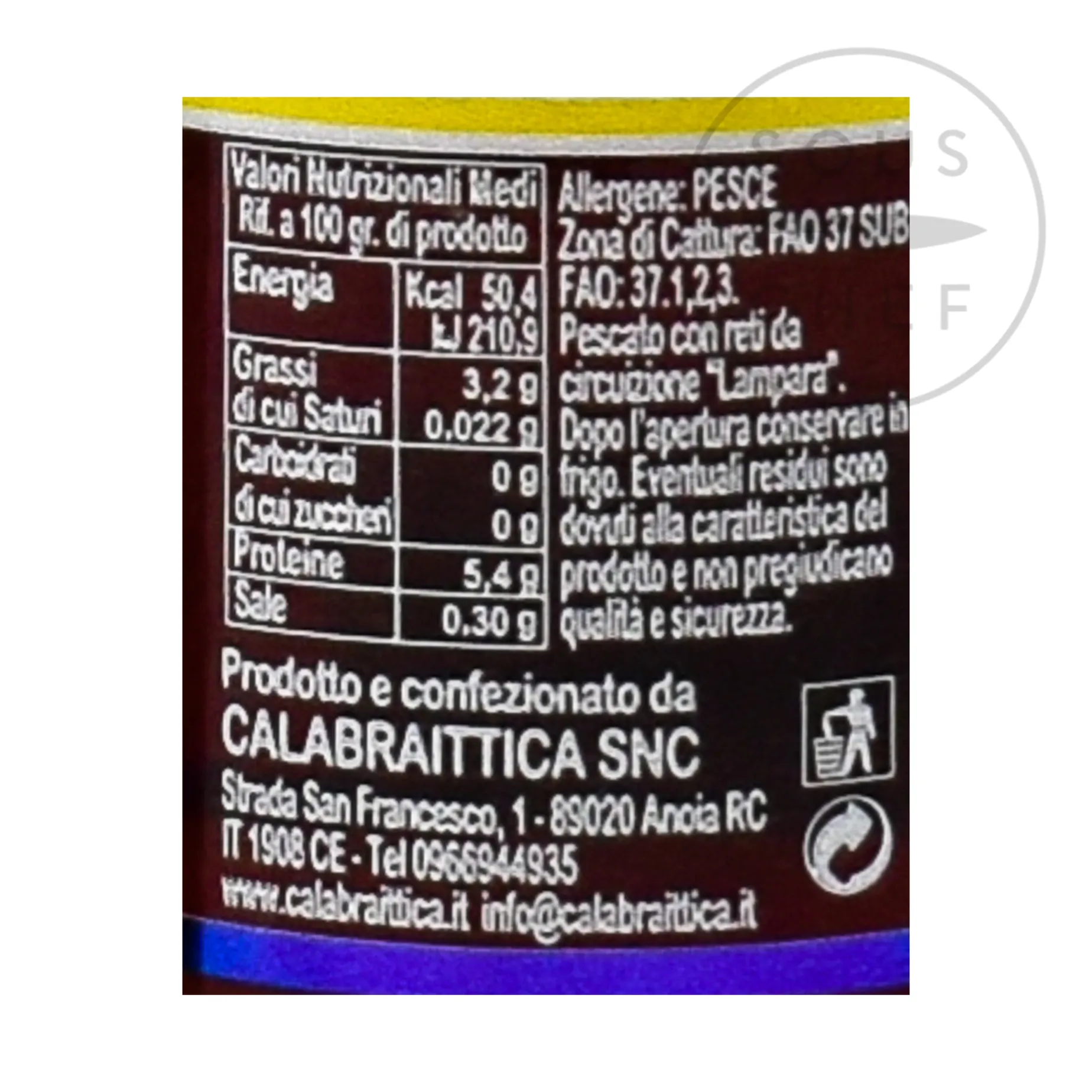 Colatura - Anchovy Extract, 120ml