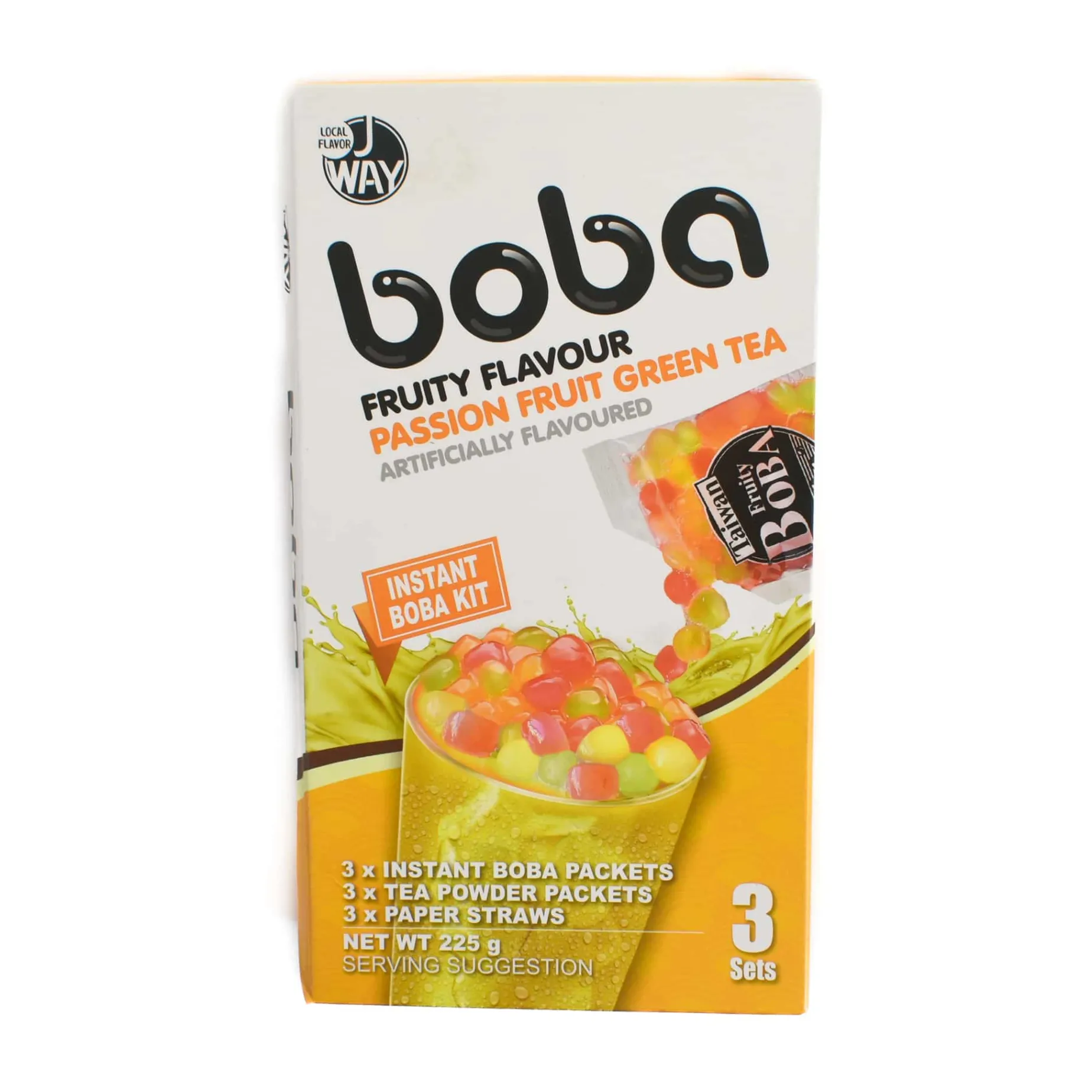 Colourful Boba Tropical Iced Tea Kit, 3 sets