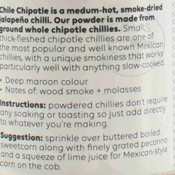 Cool Chile Chipotle Chilli Powder, 60g