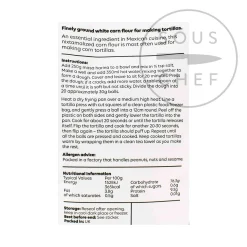 Cool Chile Co White Masa Harina, 500g