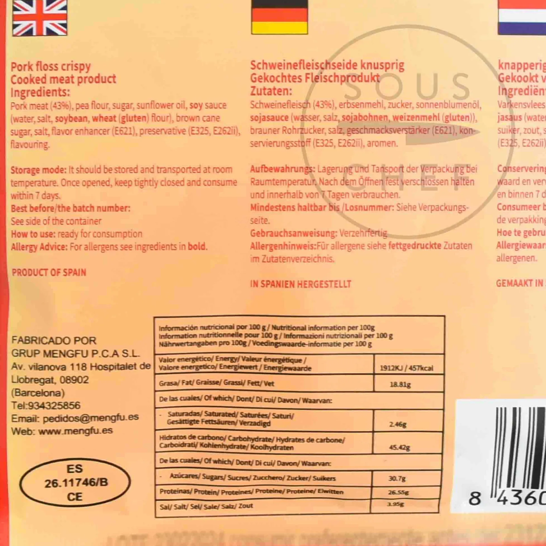 Crispy Pork Floss, 90g