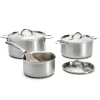 De Buyer Alchimy 3 Piece Cookware Set with Lids