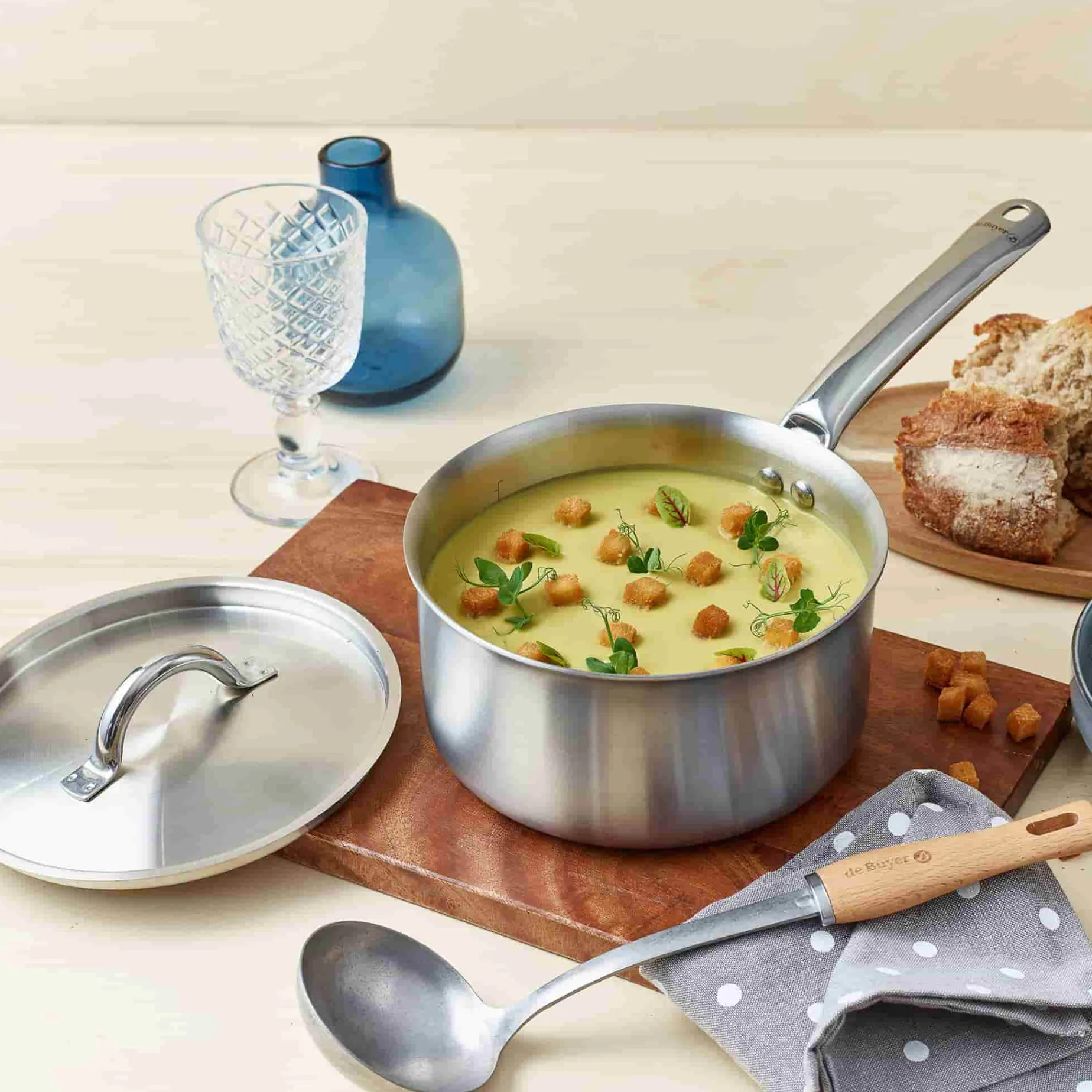 De Buyer Alchimy Saucepan, 18cm