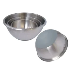 De Buyer Hemisphere Mixing Bowl with Silicone Base, 16cm