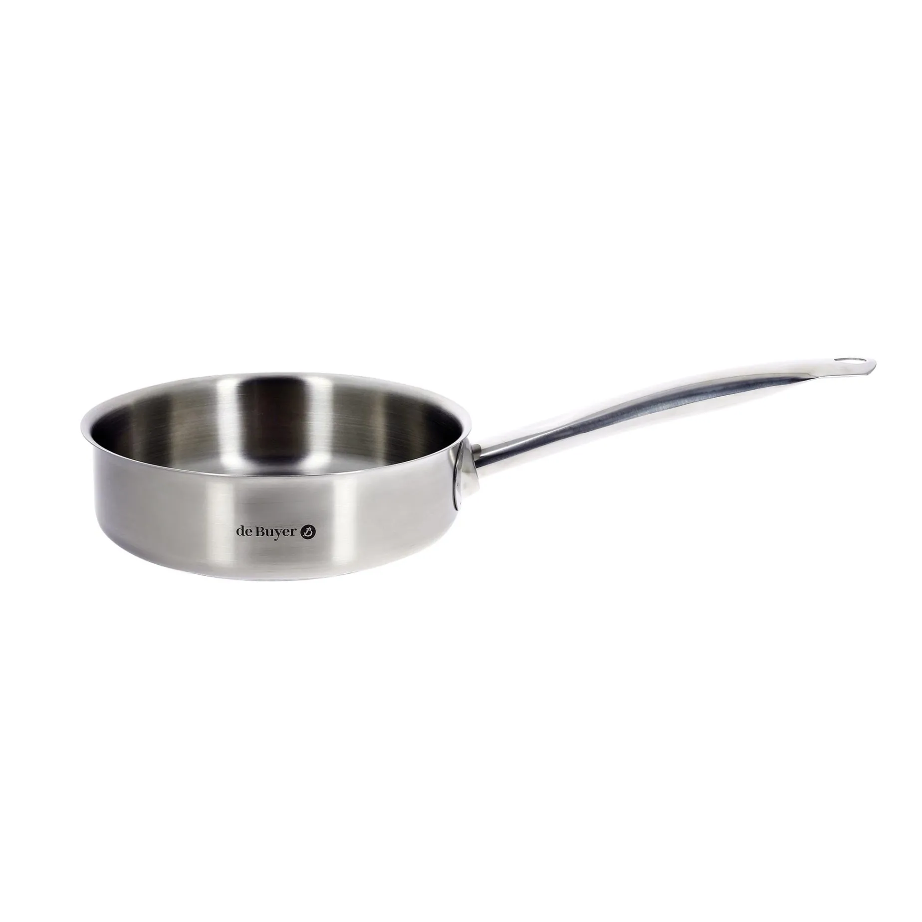 De Buyer Prim Appety Stainless Steel Saute Pan, 28cm