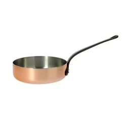 De Buyer Prima Matera Induction-Compatible Copper Saute Pan - Straight